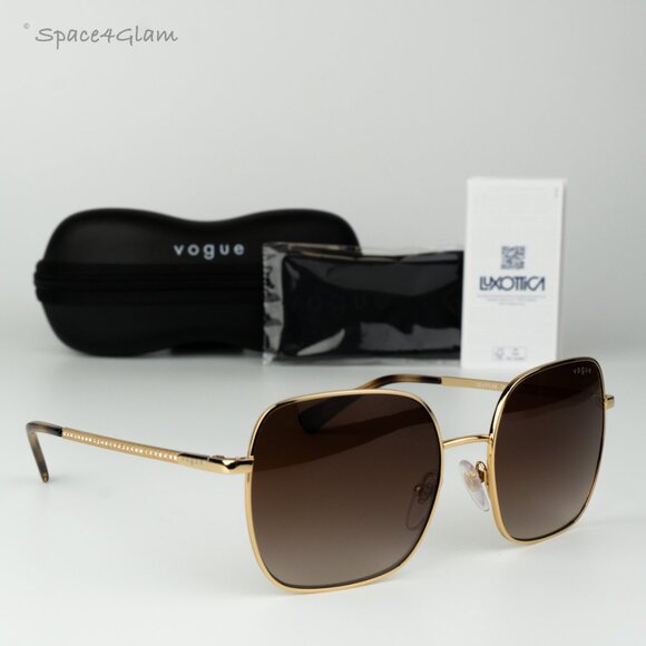 Vogue Women Sunglasses Gold Brown Gradient Square VO4175SB 280/1353 BRAND NEW main image 4